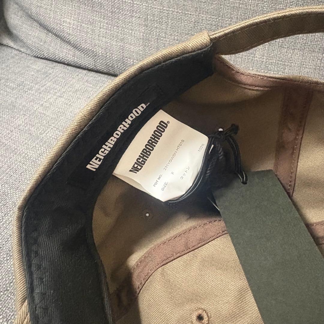 【新品未使用】NEIGHBORHOOD×WINDANDSEA キャップ　ブラウン