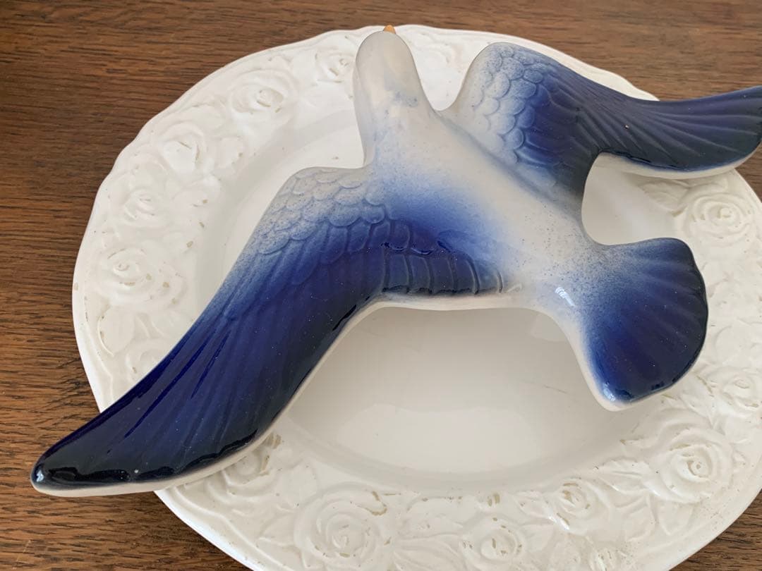 フランス　蚤の市　鳥　壁掛け　オーナメント　ブロカント