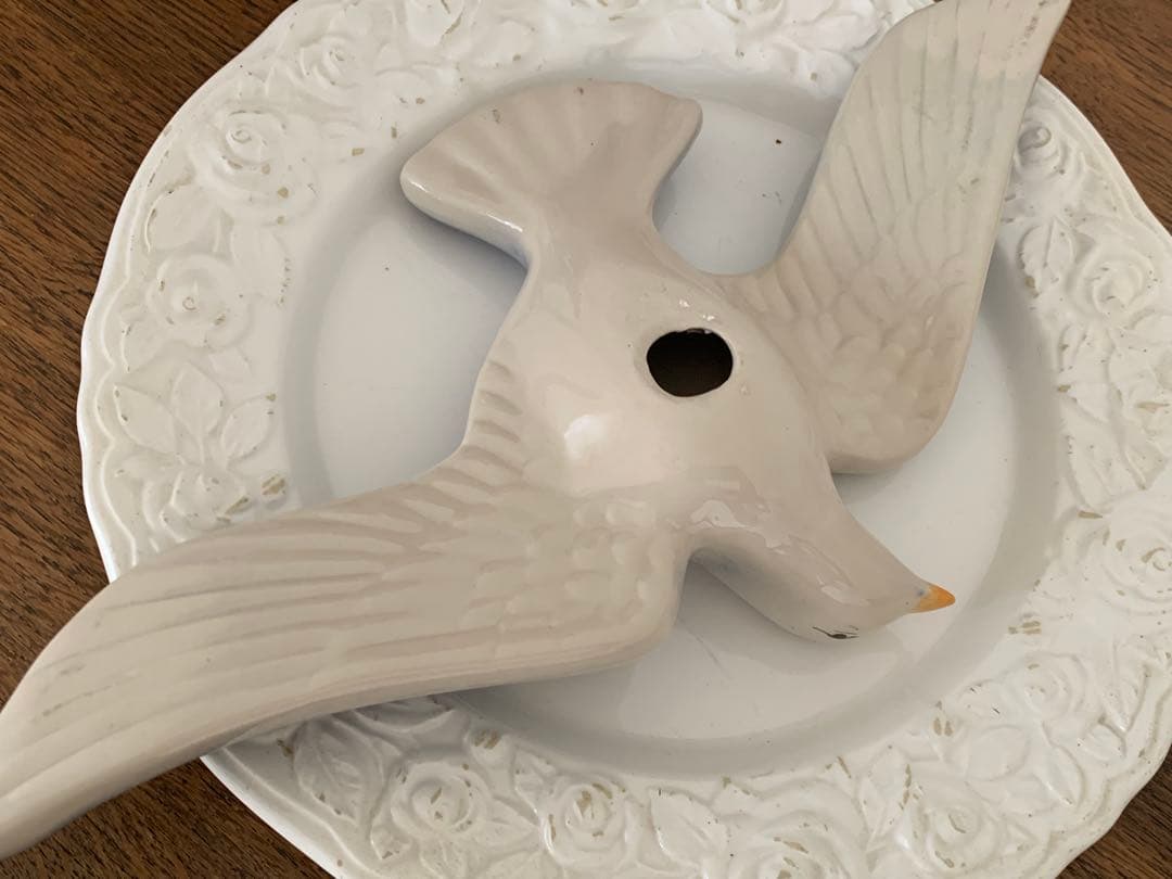 フランス　蚤の市　鳥　壁掛け　オーナメント　ブロカント