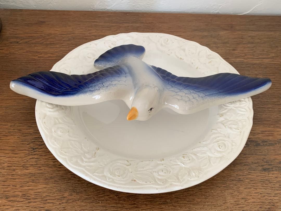 フランス　蚤の市　鳥　壁掛け　オーナメント　ブロカント