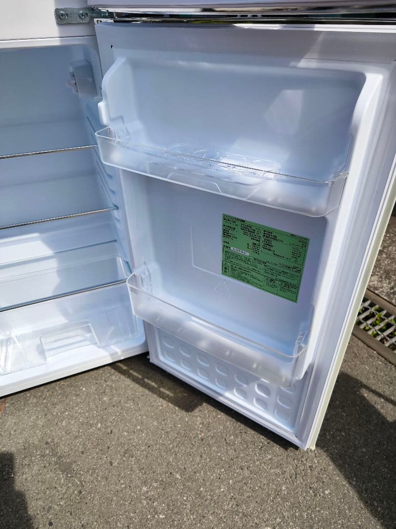 関東限 23年 条件で配送無 レトロ冷蔵庫 レトロデザイン冷蔵庫 冷蔵庫 2ドア