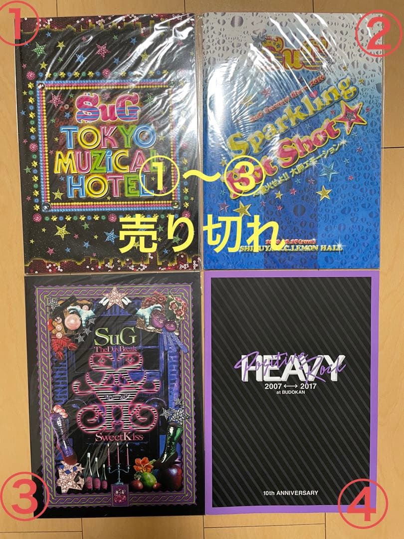 SuGグッズ確認用11    ツアーパンフ、雑誌