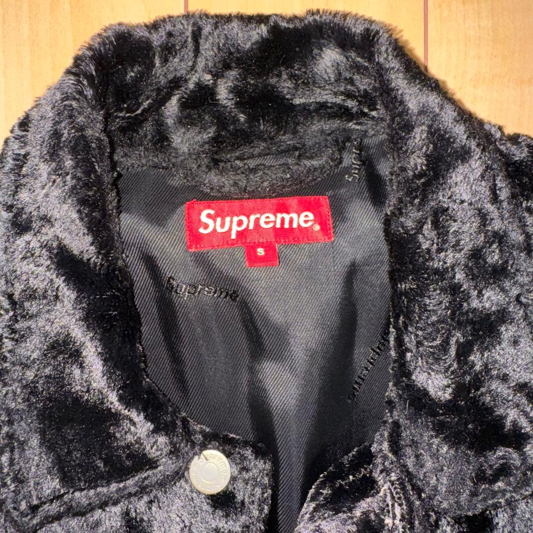 セール‼️ Supreme Fuzzy Pile Trucker Jacket S