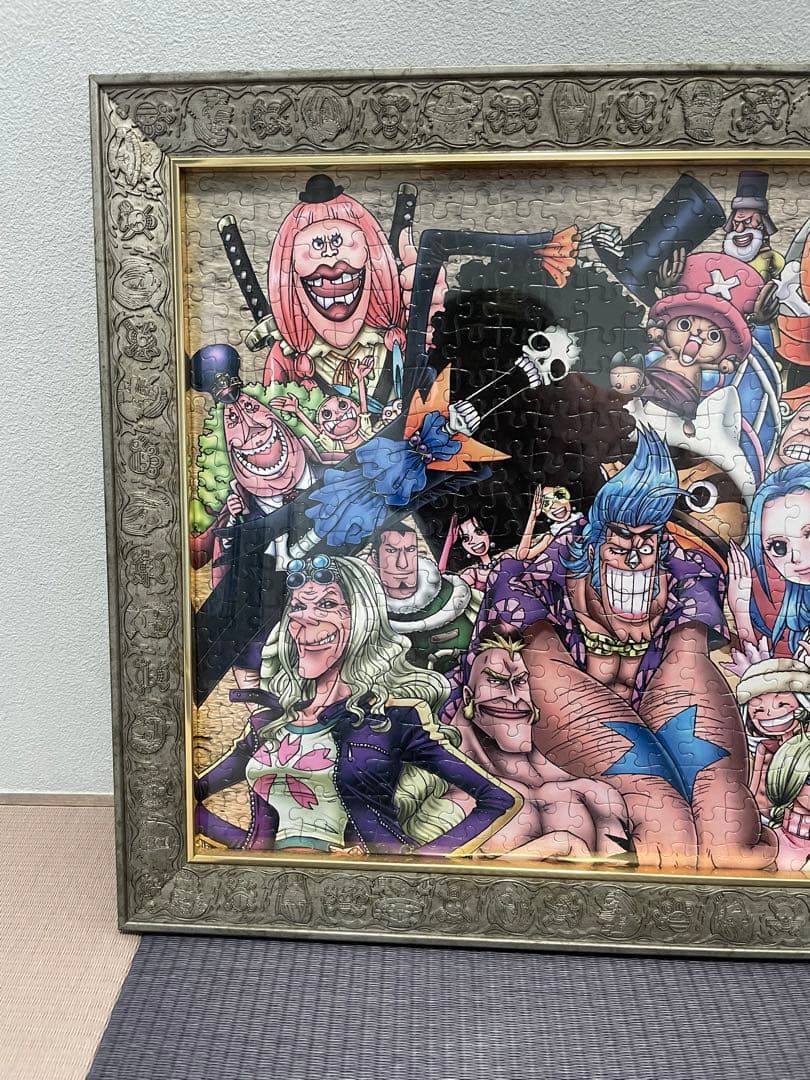 ワンピース　パズル　純正額付き