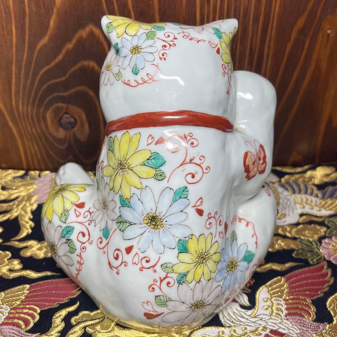 限定品【願いが叶う】招き猫 右手 スコティッシュフォールド 作家:鈴木朋子