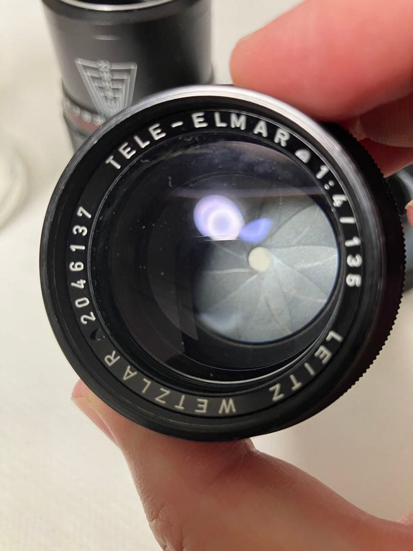 LEITZ TELE-ELMAR 135mm f/4 レンズ 赤文字　良品
