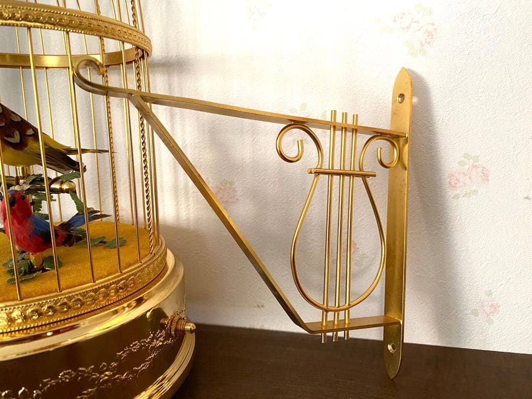 リュージュ社シンギングバード　オルゴール時計