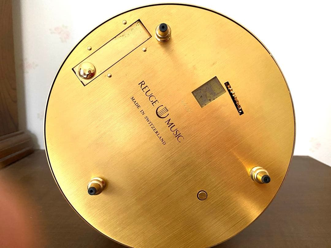 リュージュ社シンギングバード　オルゴール時計