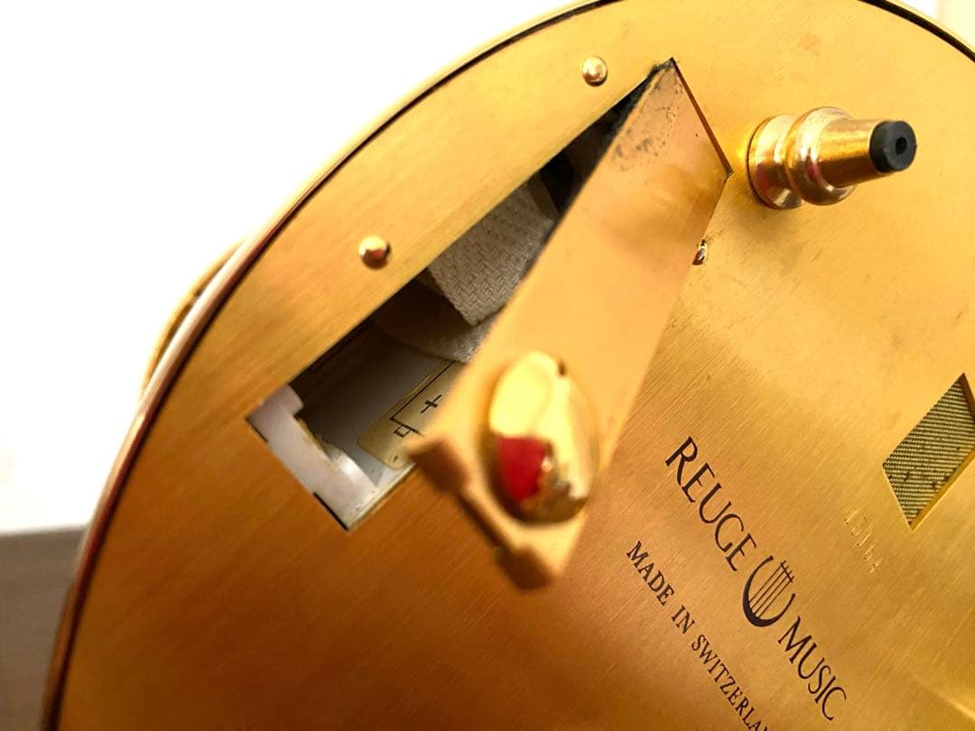 リュージュ社シンギングバード　オルゴール時計