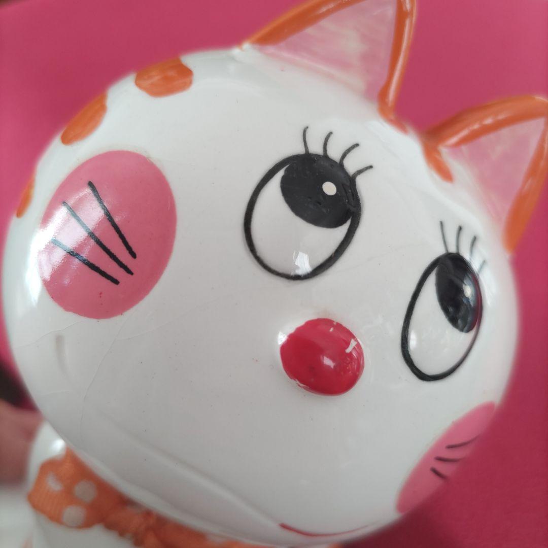 昭和レトロ雑貨 内藤ルネ猫貯金箱
