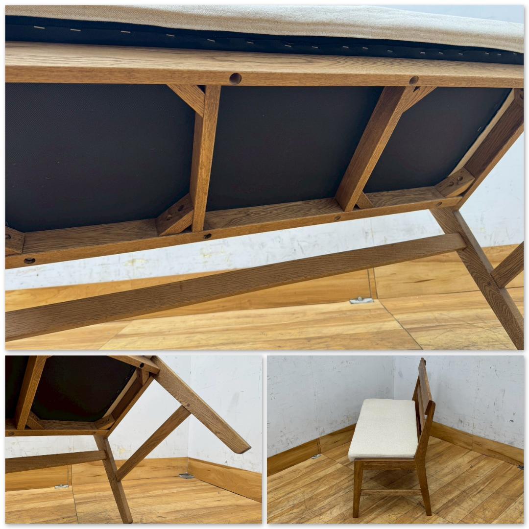 T1430☆展示品☆ウニコ　ベンチ　ソファ　ADDY　アディ　オーク材　オーク材