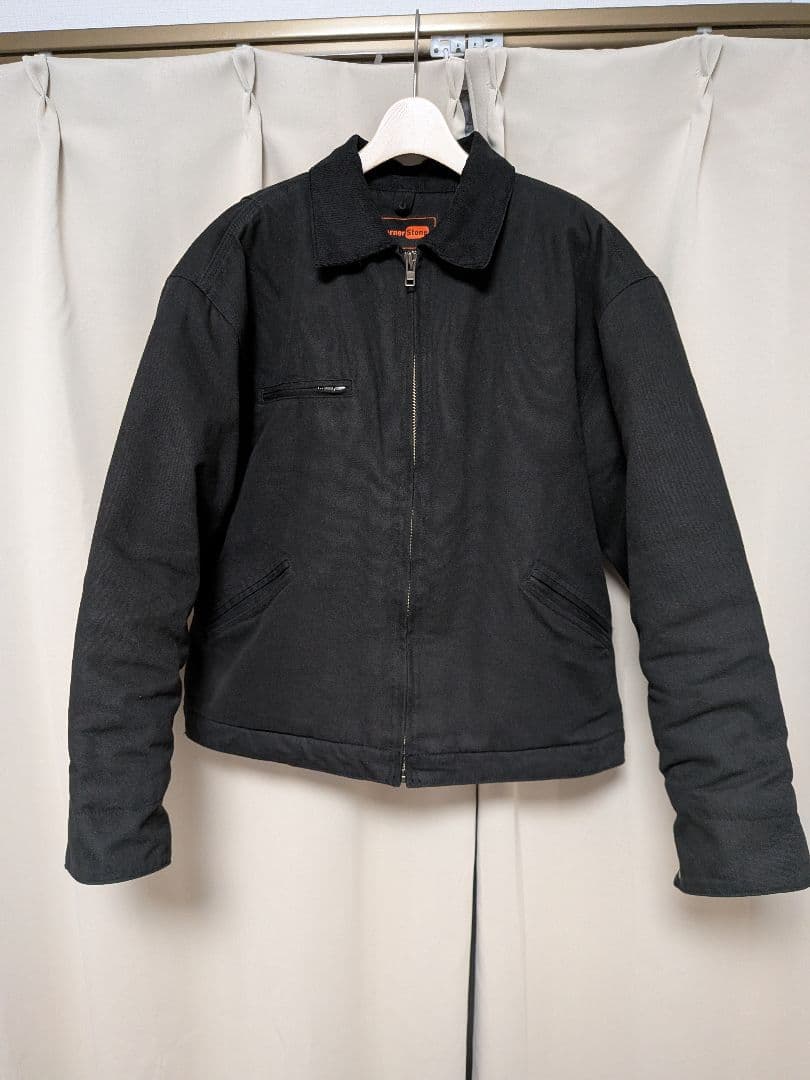 CornerStone 黒 ジャケット ワーク デトロイトジャケット