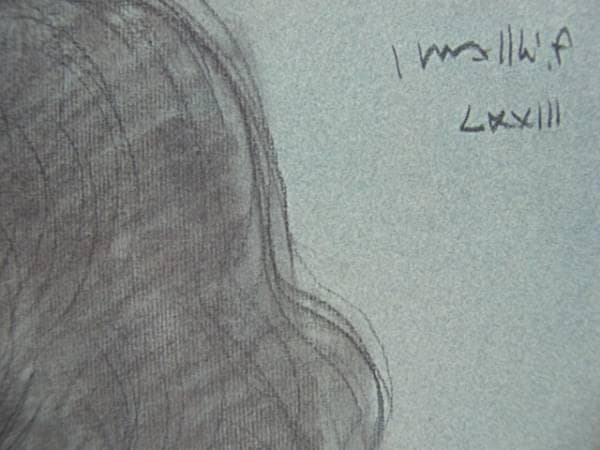 古沢岩美、デッサン 22、希少大判画集画、新品額装付、状態良好