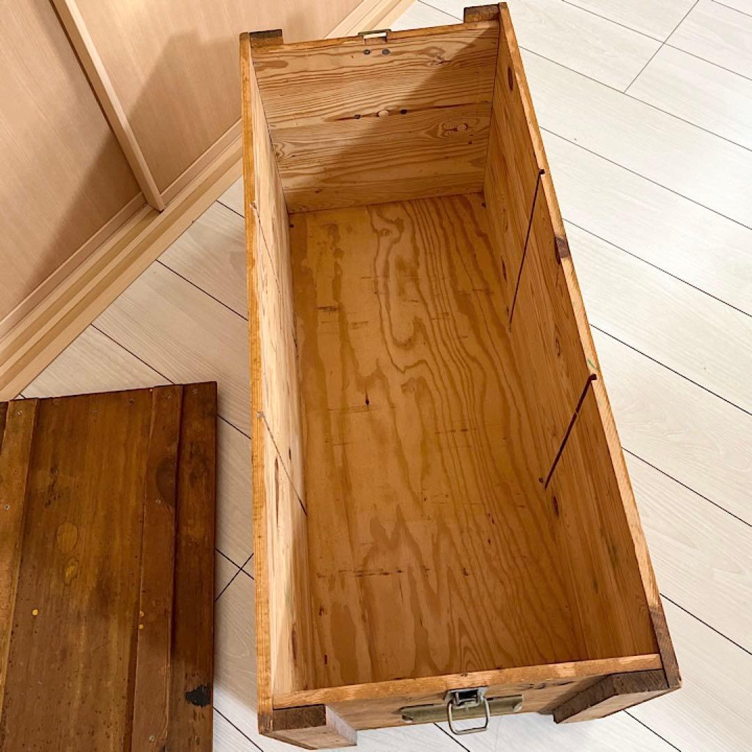 スウェーデン軍　木箱　アンティーク