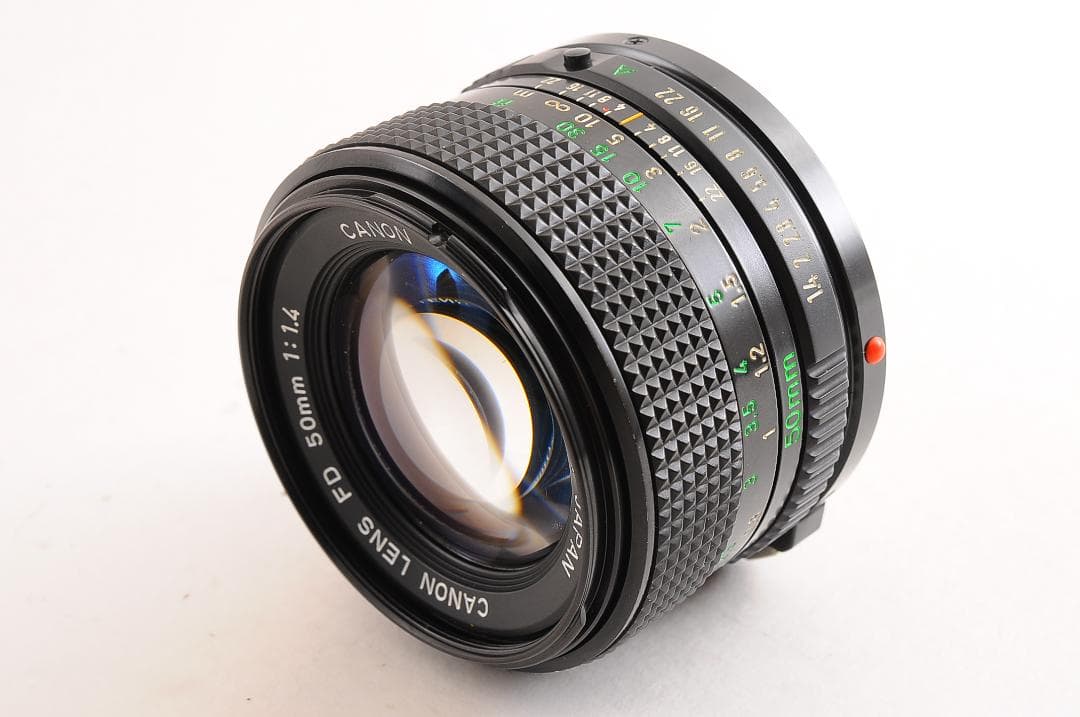 CANON NEW FD 50mm F/1.4 マニュアル レンズ @3606
