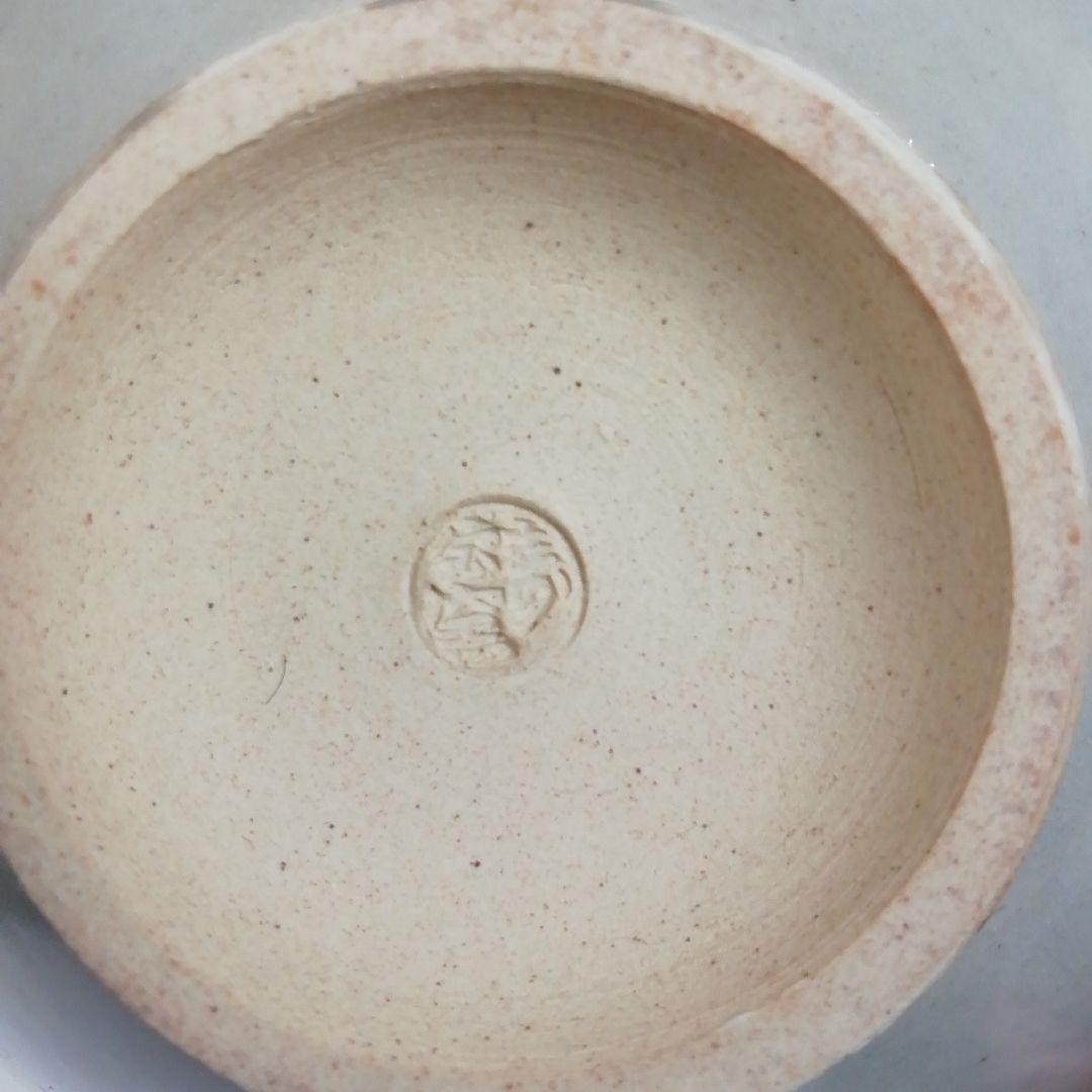 Ｔ９７２　数茶碗　九客　『独楽形　金襴手　六瓢』『寿宝窯 造』　共箱　茶道具