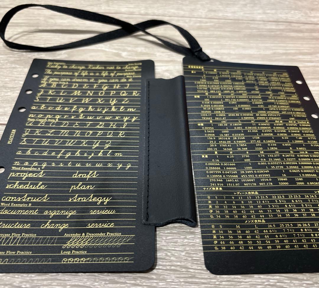 PLOTTER　プエブロ　バイブルサイズ 希少なゴールドリングです。