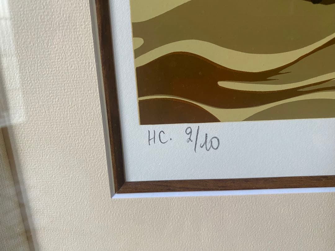 バチュ　ベニスの夕暮れ HC4/10 サイン入り