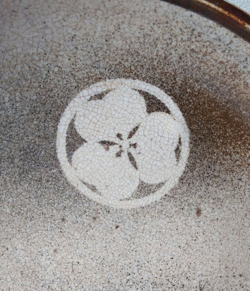 吹墨皿 約２４.５cm