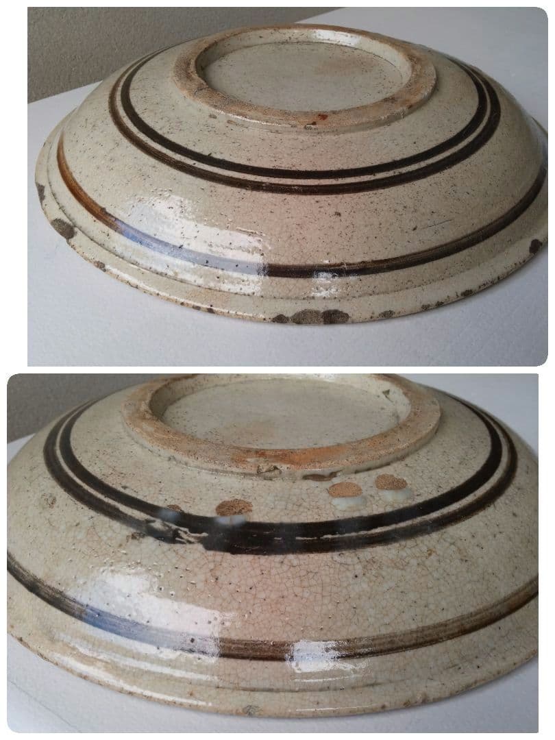 吹墨皿 約２４.５cm