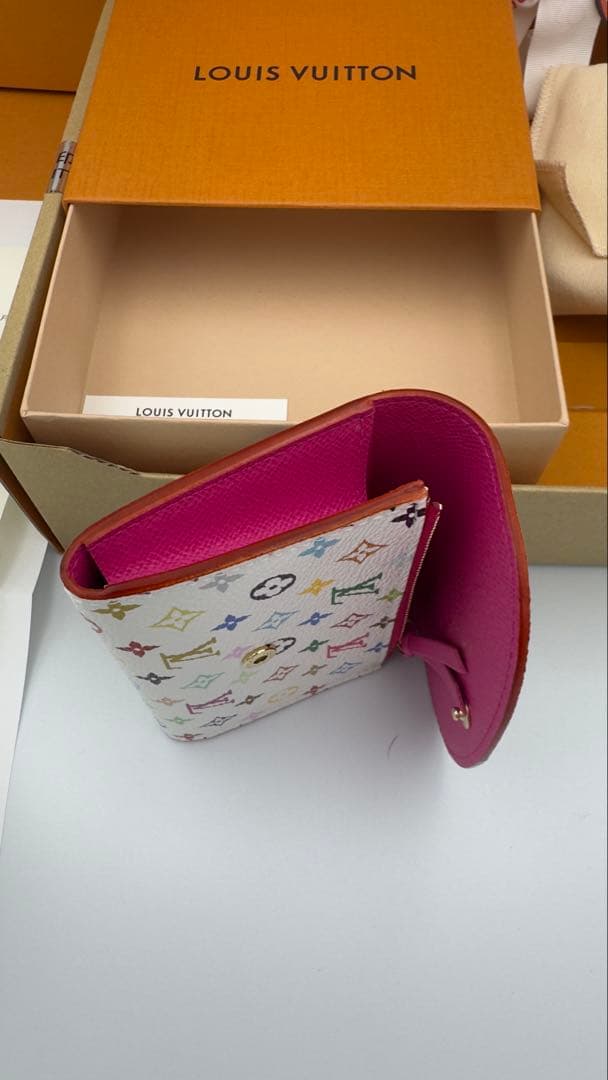 専用あらまさ様村上隆 三つ折り財布 LV×TM ポルトモネ・ロザリ M13399