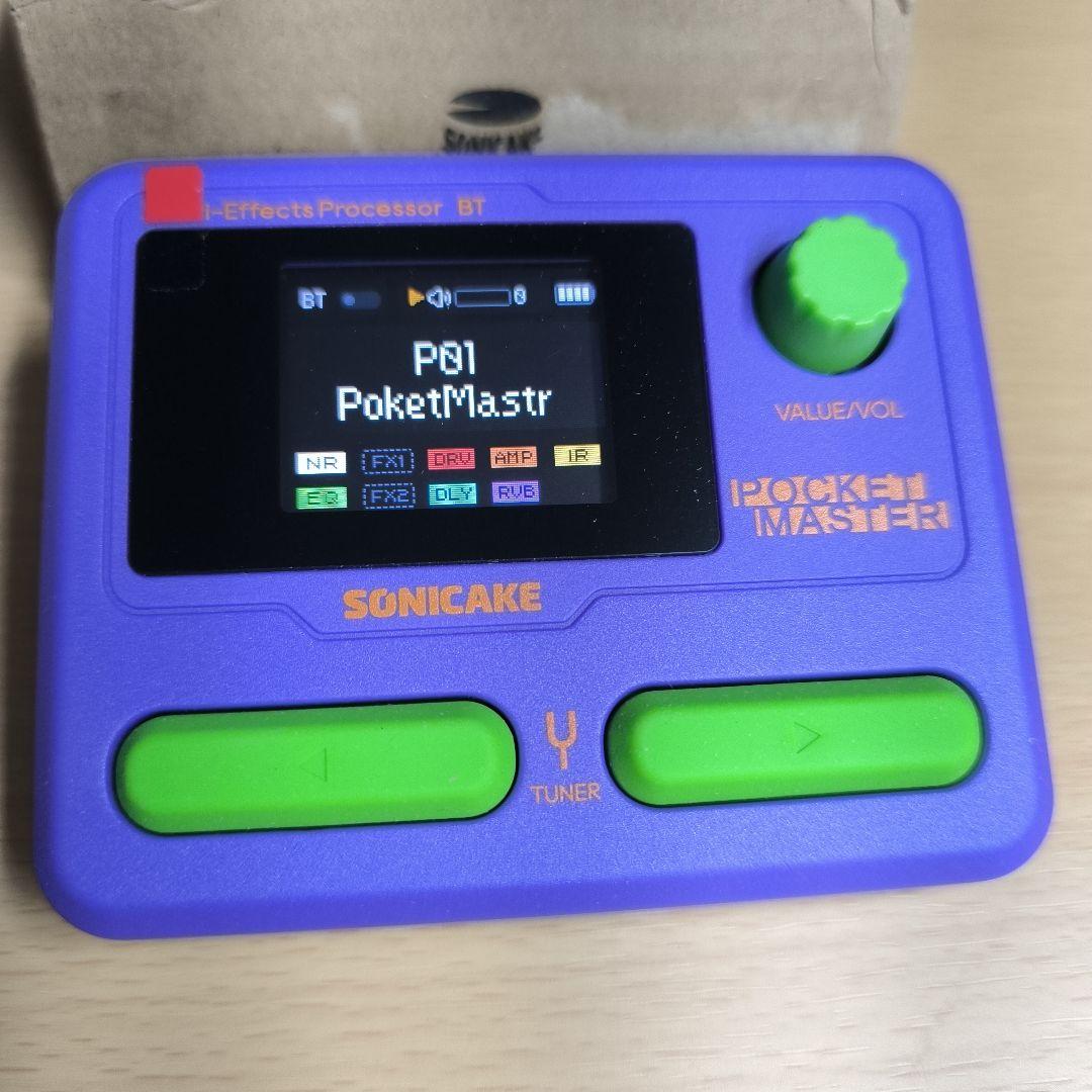 SONICAKE PocketMaster 　マルチエフェクター　パープル