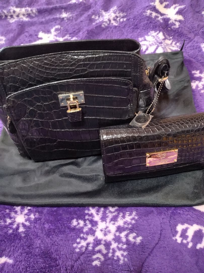 三宝　クロコダイルショルダーバック　 　JRA認定 コッコクリスタ−ロ　　鞄のみ