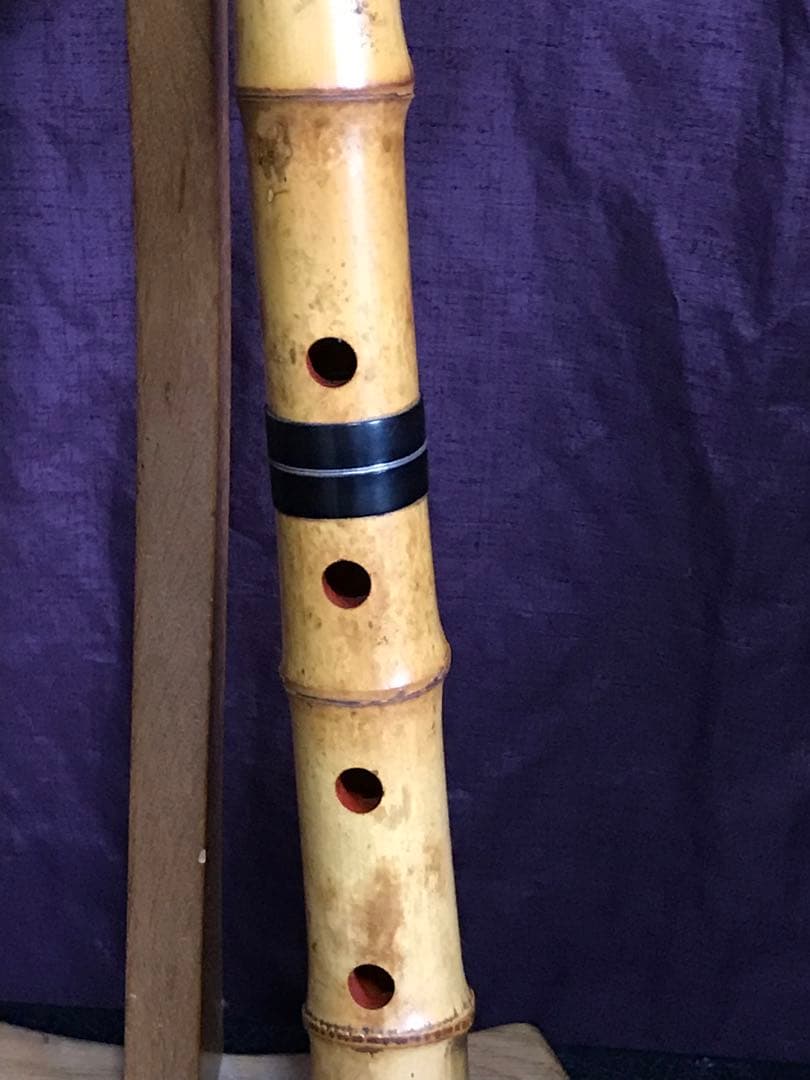 ⭐️ 尺八　都山流 皇山　國華銘　約48.3センチ