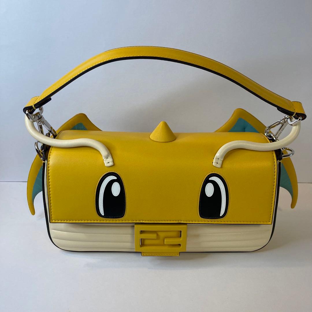 FENDI x FRGMT x POKÉMON イエロー カイリューバッグ