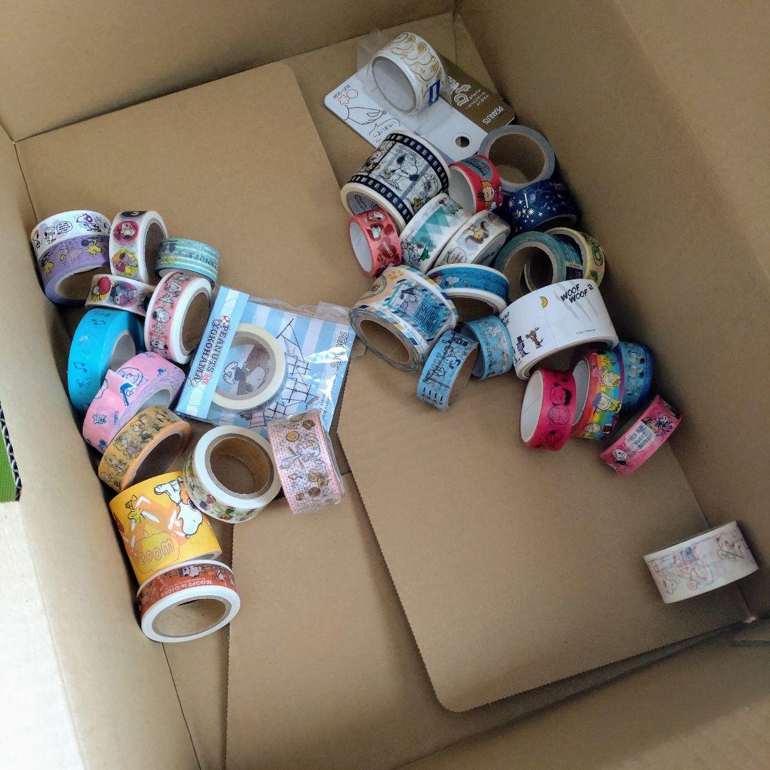 881.新品&中古 スヌーピー　マスキングテープ 大量まとめ売り