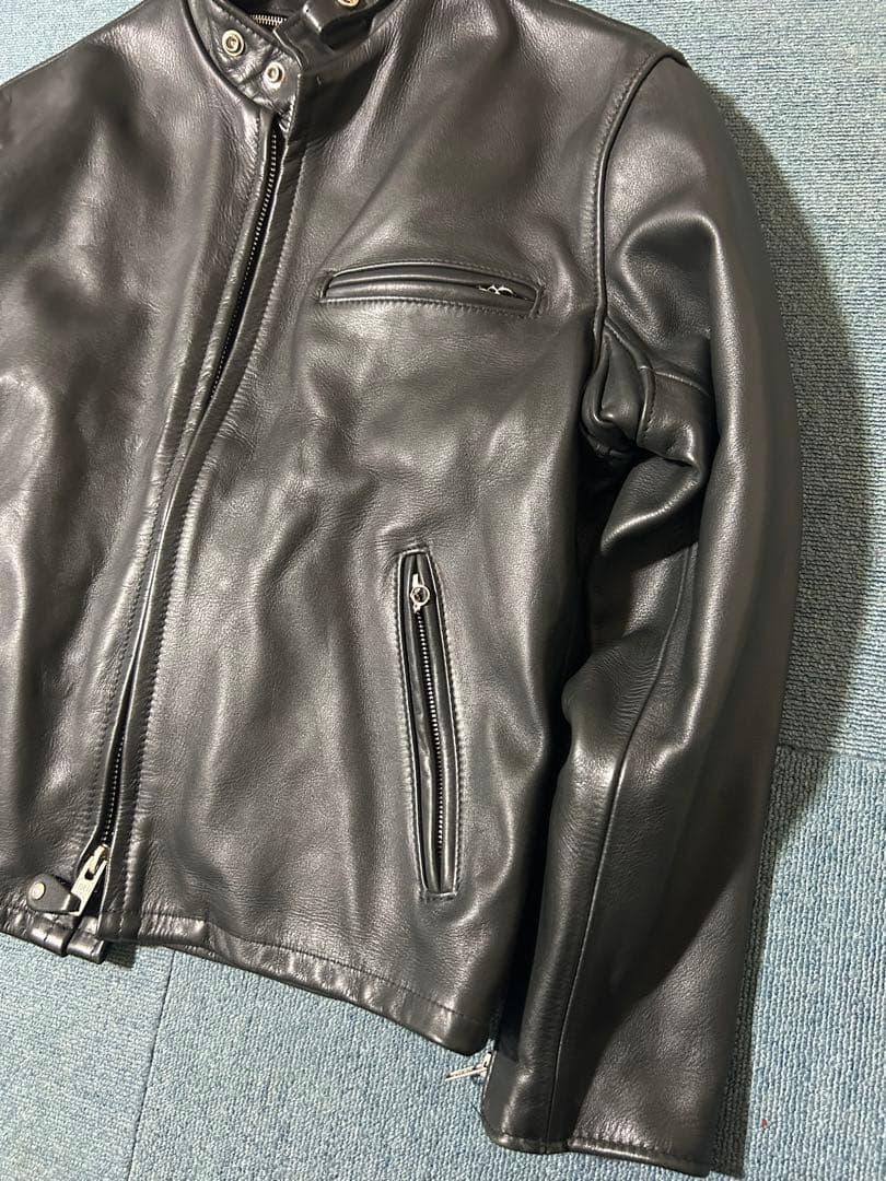 【美品/ビッグサイズ】schott 641 44サイズ レザージャケット USA
