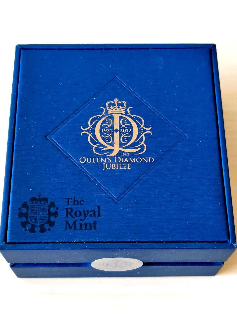 エリザベス2世　ダイヤモンドジュビリー　金メッキ銀貨　PCGS - PR69DC