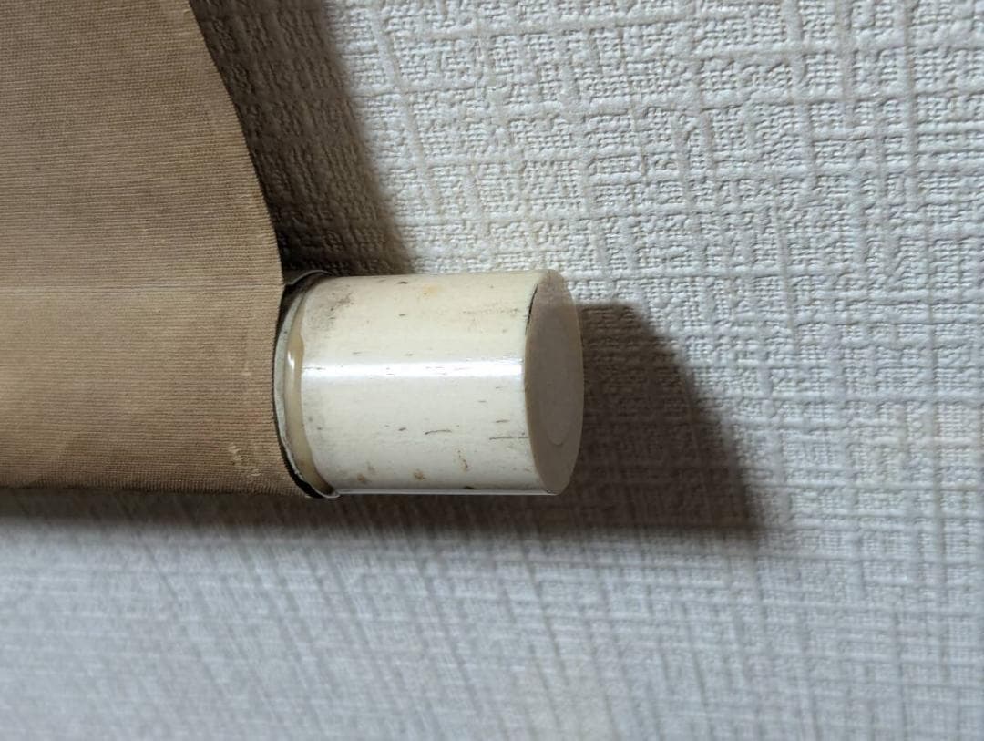 【真作】掛軸　翡翠と鮎図　水辺の景　彩色日本画　落款印章あり　古美術　U13