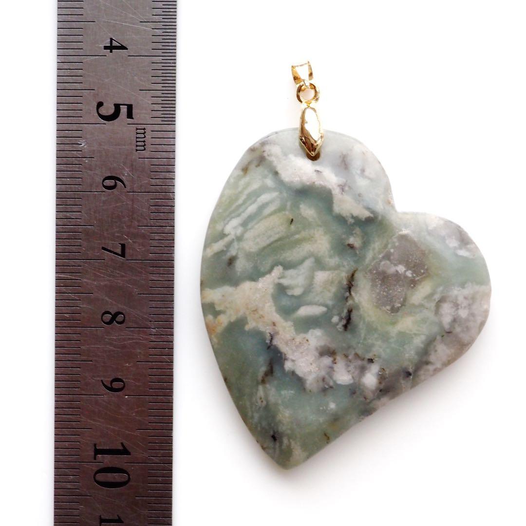 【Ruby】ロゼ翡翠の枠留めネックレストップ