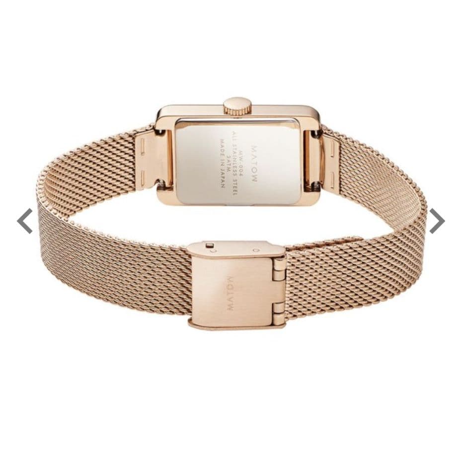 【稼働品】matow 腕時計 ゴールドメッシュ Tsukiシリーズ 朧月 マトウ