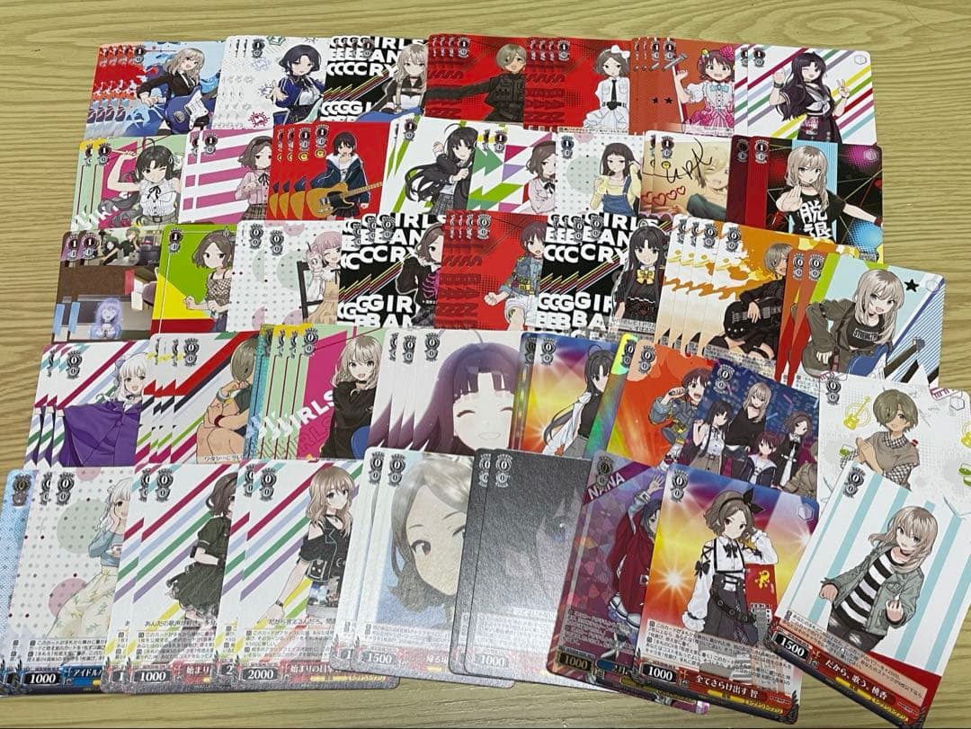 ヴァイスシュヴァルツ　ガールズバンドクライ　デッキ　パーツ