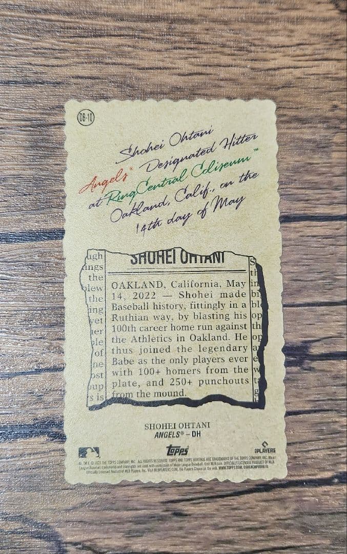 2023 TOPPS HERITAGE 大谷翔平