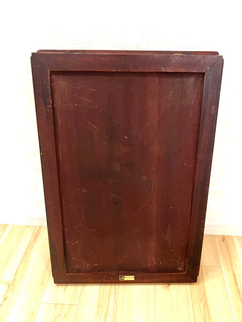 K*a様 アンティーク 折りたたみ式楕円形木製テーブル オークション方式