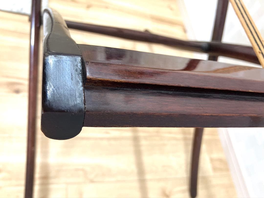 K*a様 アンティーク 折りたたみ式楕円形木製テーブル オークション方式