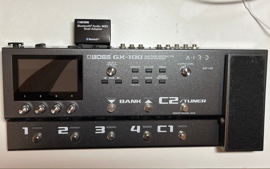Boss GX-100 マルチエフェクター audio midi、説明書付き