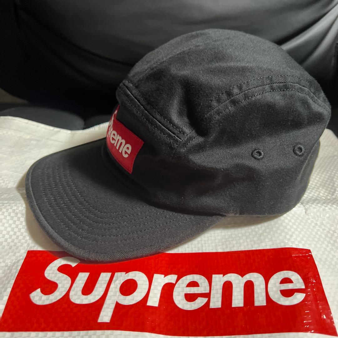 最終価格　正規品　希少　美品　Supreme 赤BOXロゴ　ワークキャップ