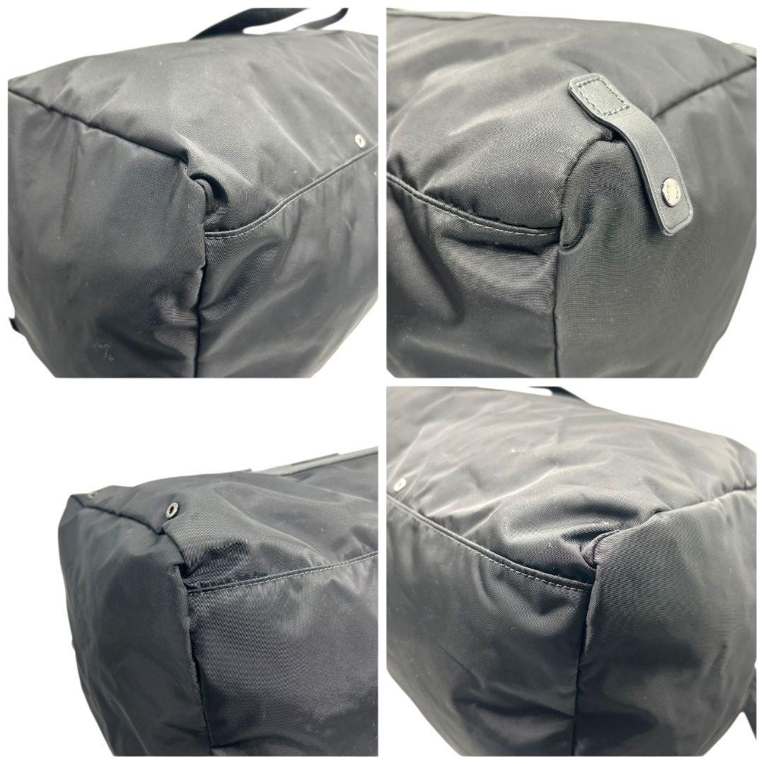 美品　トゥミ　ボストンバッグ　黒　ロゴプレート　2way　A4収納　ナイロン　x