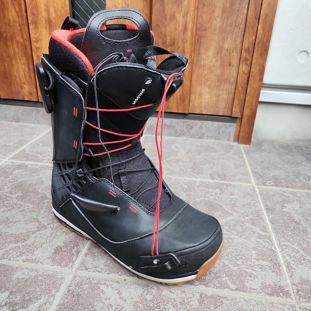 2回使用⭐Salomon DIALOGUE　Xスノーボードブーツ28cm黒赤