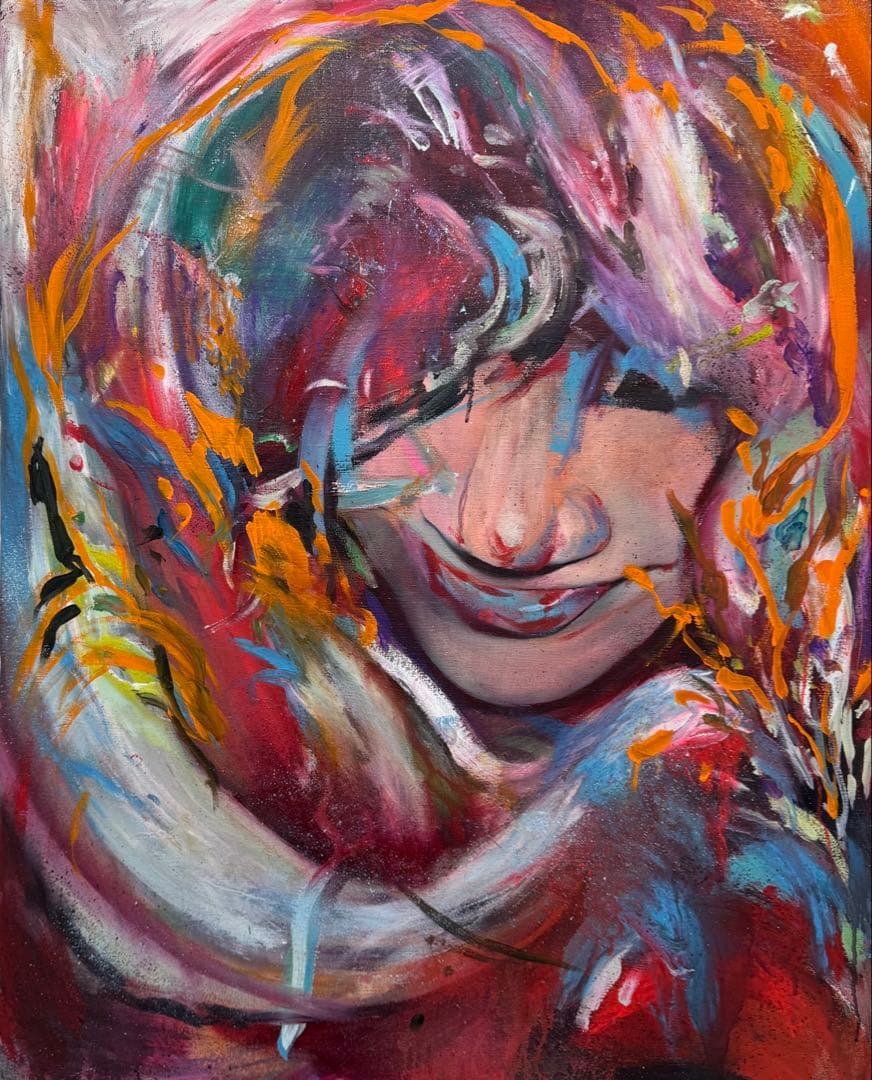 F30号　油絵　キャンバス