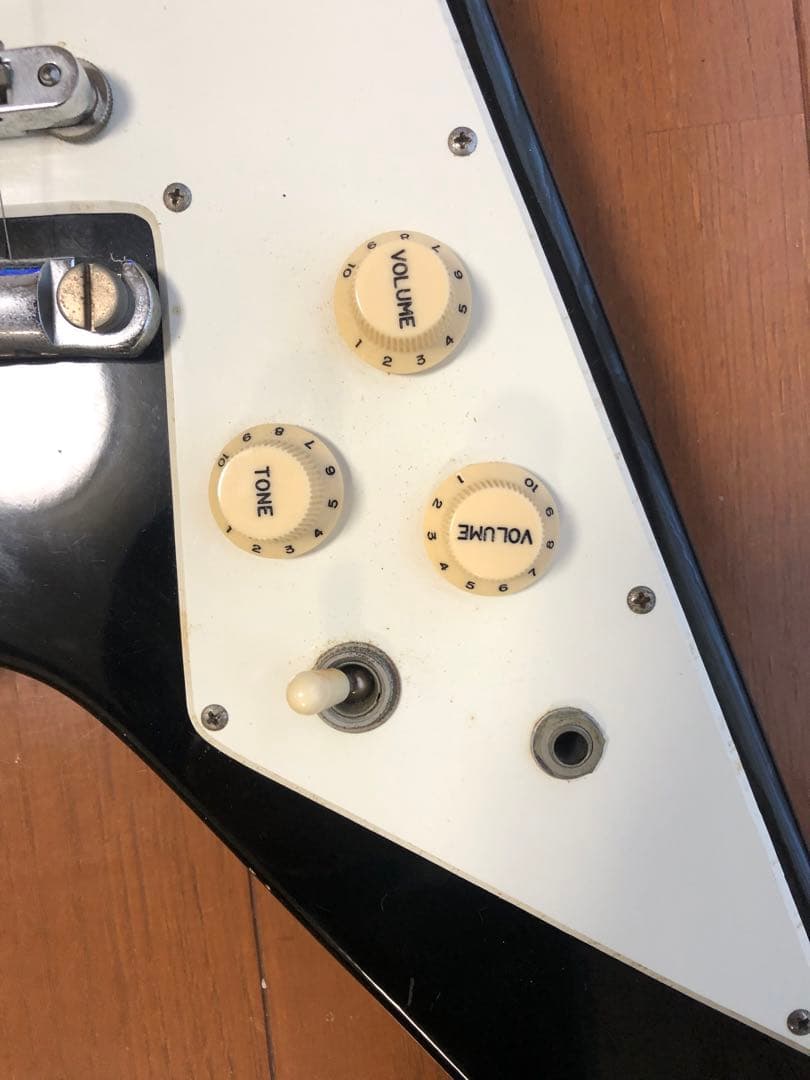 希少M.シェンカーフライングV80年代￼Sネック￼国産社不明プレイアビリティ￼良