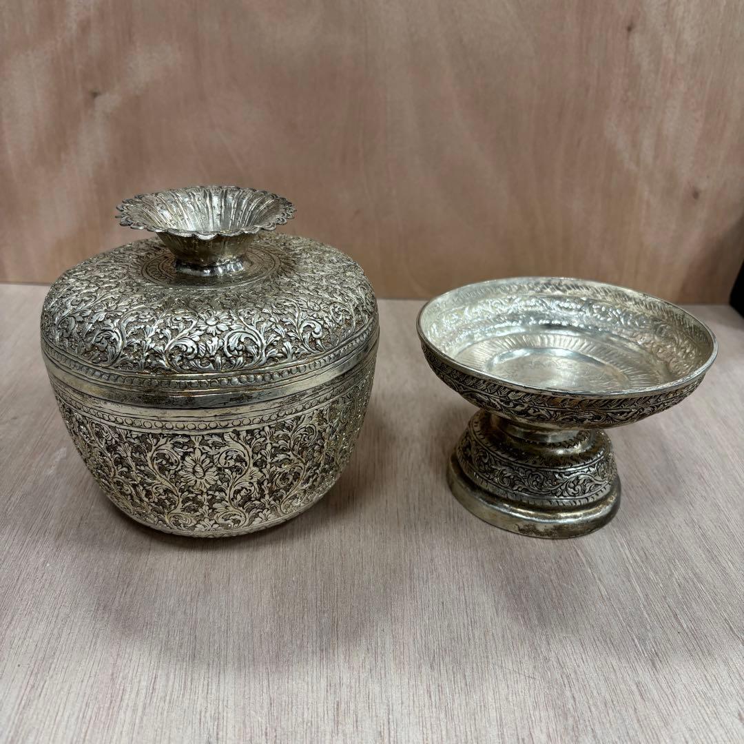 フランスアンティーク　銀のゴブレット