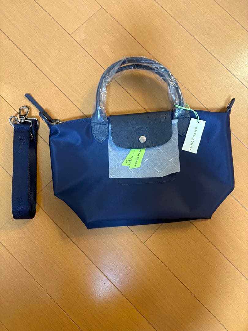 Longchamp プリアージュ トップハンドバッグ ネイビー