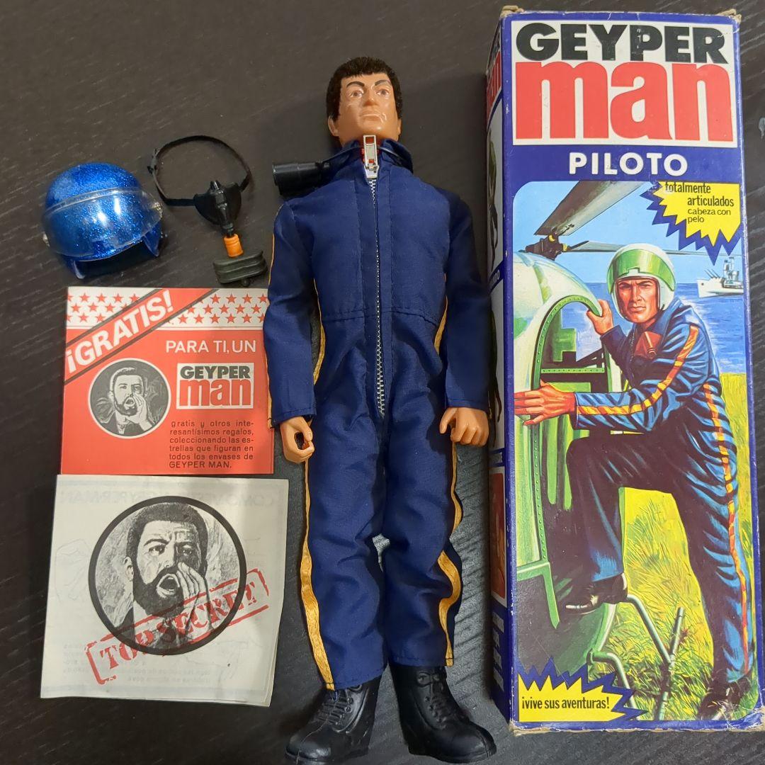 希少　Geyper Man ガイパーマン スペイン版GIJOE 70年代　未使用