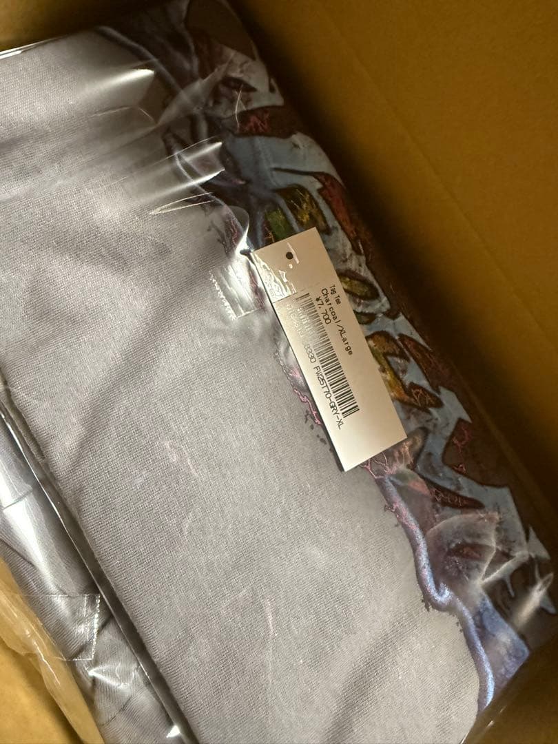 Supreme Tag Tee \"Charcoal\" 新品未使用