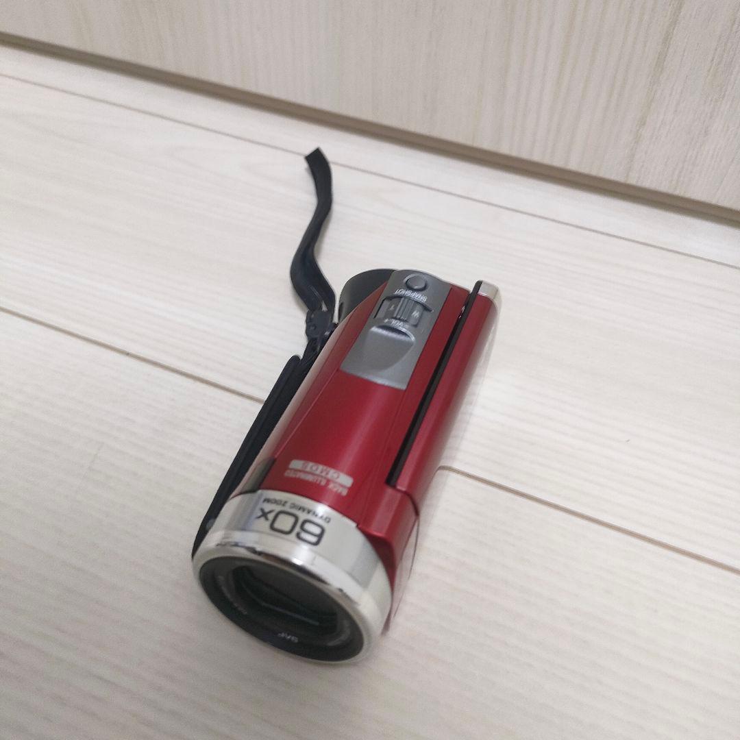 【美品】JVC Everio GZ-HM199 レッド